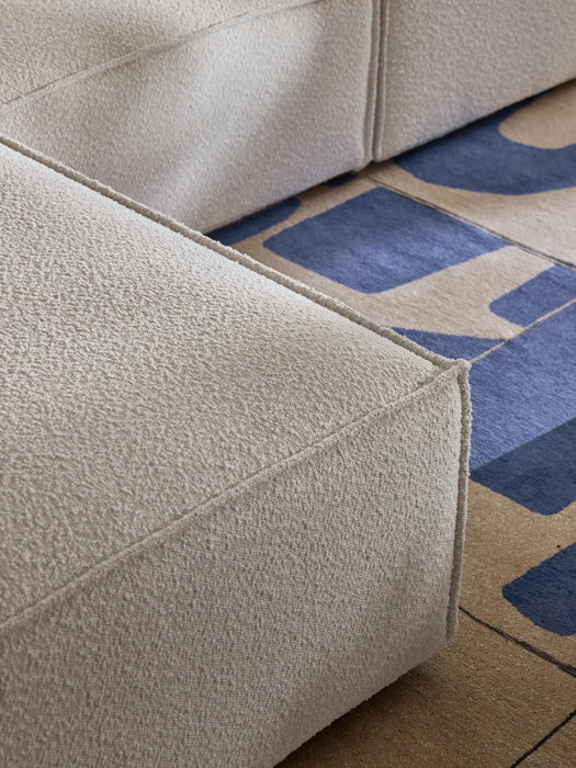 Boucl Modular Sofa Lennon 4-seater with Ottoman leftright