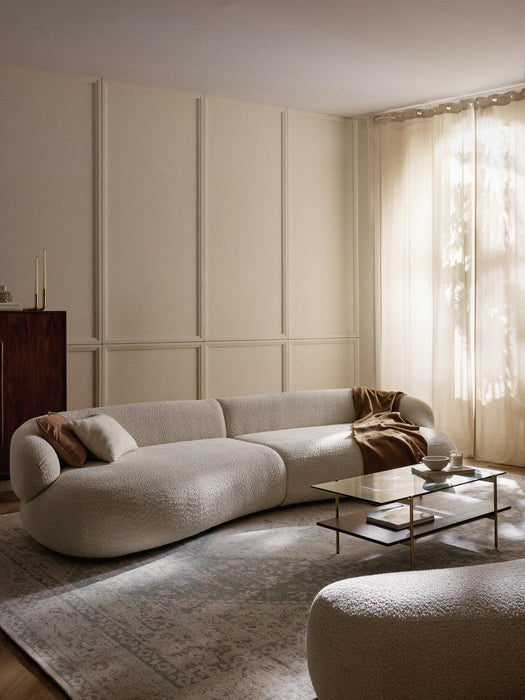 Teddy Boucl Sofa Alba 4-seater