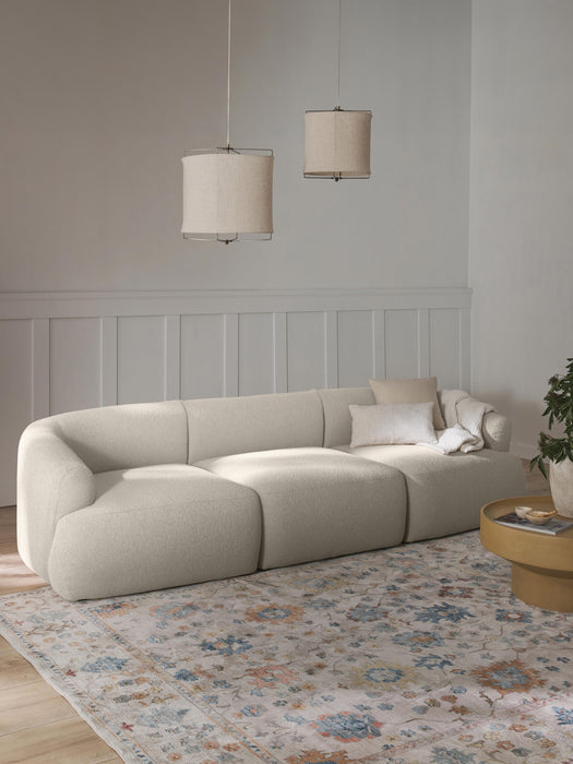 Modular Boucl Sofa Sofia 3-seater