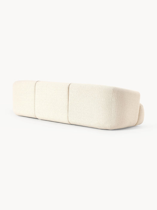Modular Boucl Sofa Sofia 3-seater