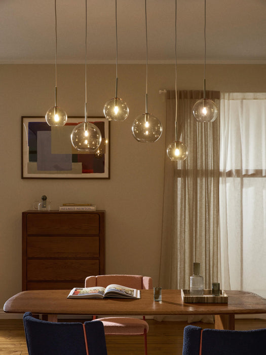 Large Glass Ball Pendant Light Raquel