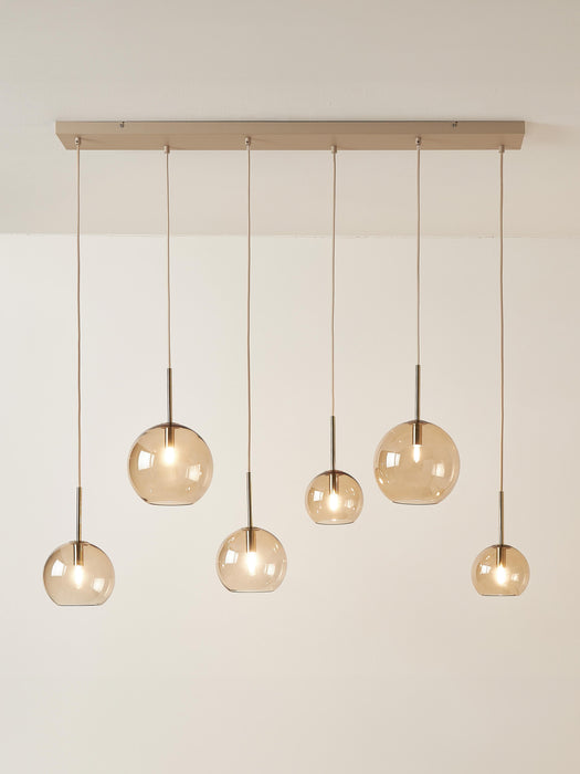 Large Glass Ball Pendant Light Raquel