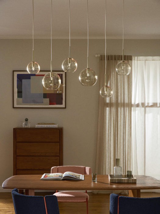 Large Glass Ball Pendant Light Raquel