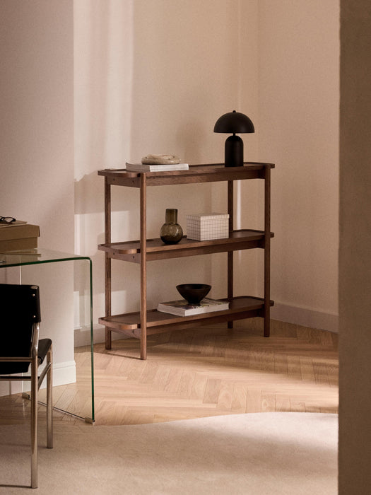 Low Wooden Shelf Libby
