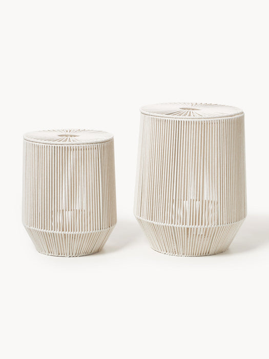 Gabe Handwoven Rope Laundry Baskets, Set of 2