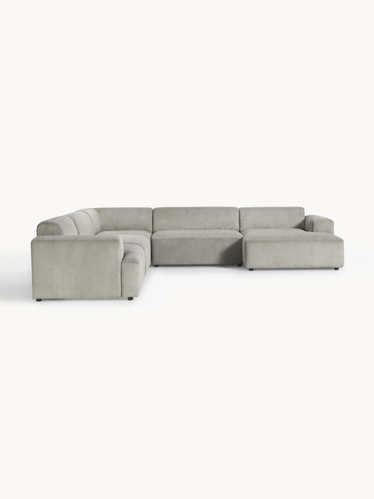 Melva XL Corduroy Corner Sofa