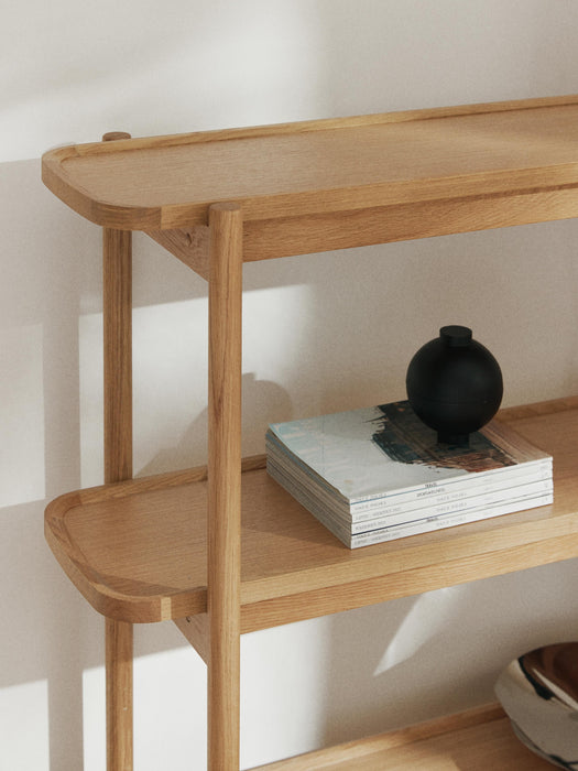 Low Wooden Shelving Unit Libby