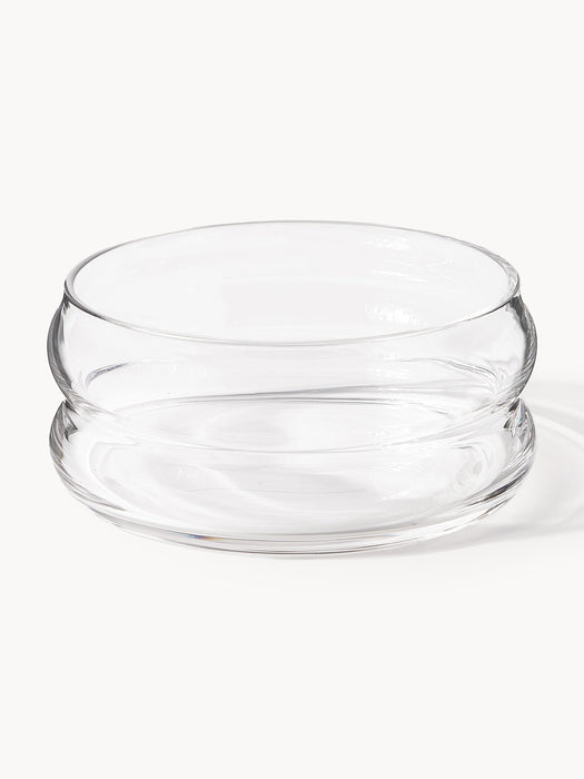 Mouth-Blown Glass Bowls Bubbly Set of 4