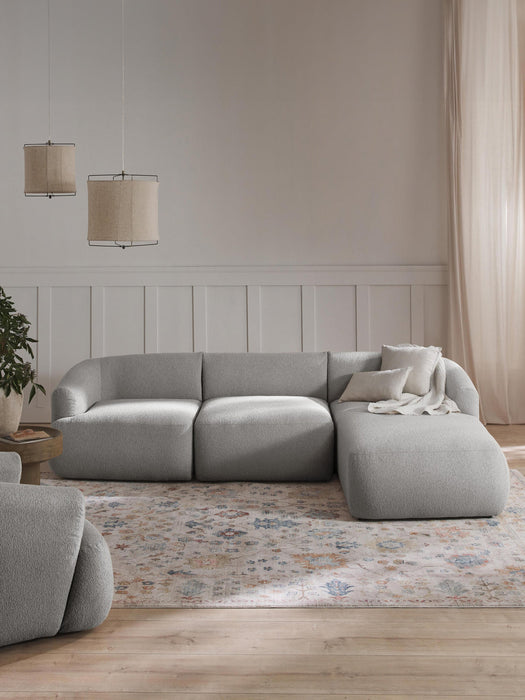Sofia Modular Bouclé Corner Sofa (3-seater)