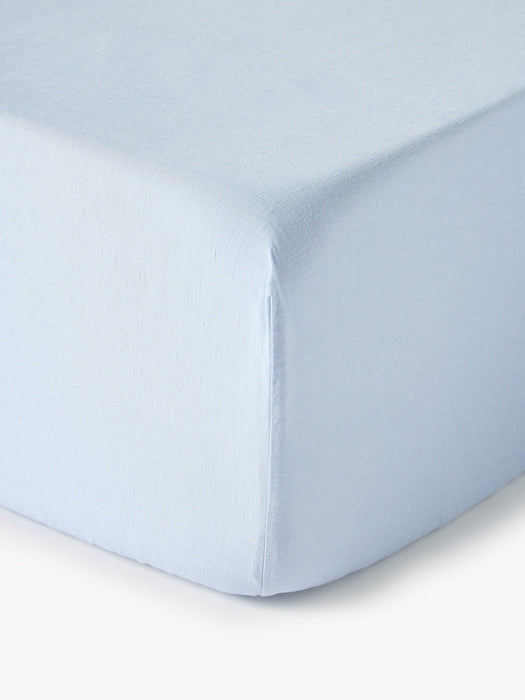 Airy Boxspring Fitted Sheet, Washed Linen