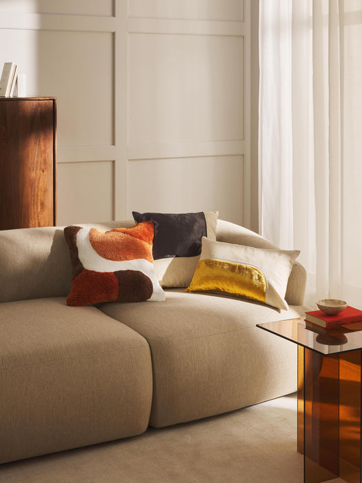 Hand-Tufted Cushion Cover Malu with Tufting