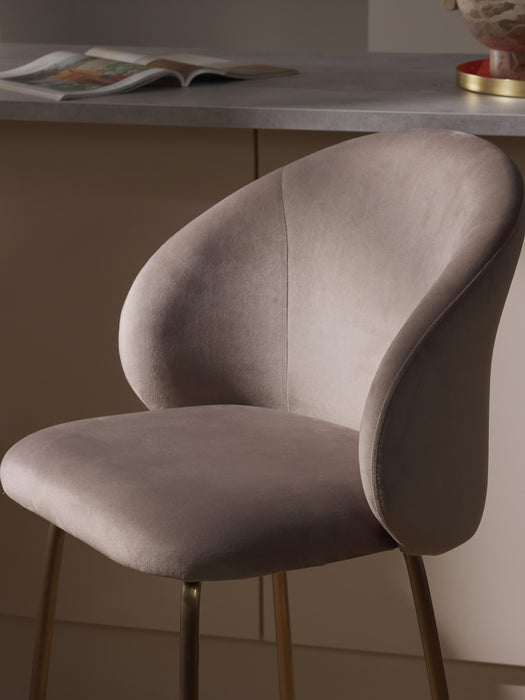Velvet Bar Chair Luisa
