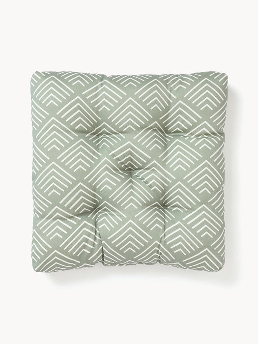 Milano Outdoor Seat Cushion with Graphic Pattern