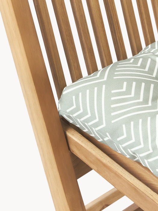 Milano Outdoor Seat Cushion with Graphic Pattern