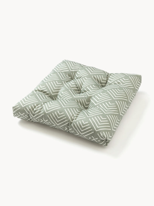 Milano Outdoor Seat Cushion with Graphic Pattern