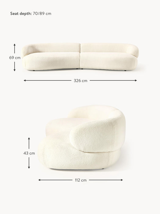 Teddy Sofa Alba 4-seater