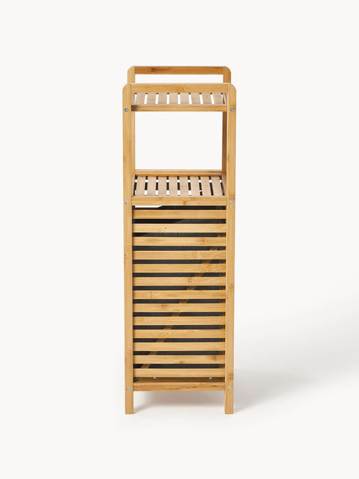 Kit Bathroom Shelf with Laundry Basket