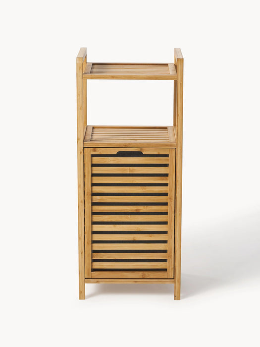 Kit Bathroom Shelf with Laundry Basket