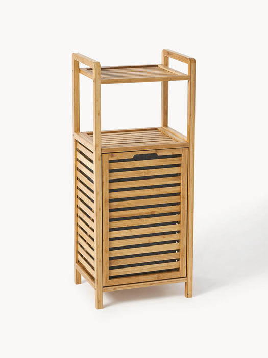 Kit Bathroom Shelf with Laundry Basket
