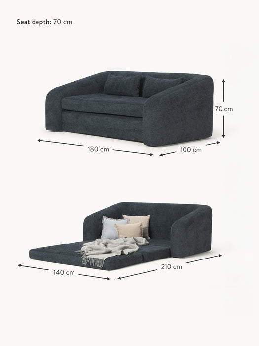 Teddy Boucl Sofa Bed Eliot 2-seater
