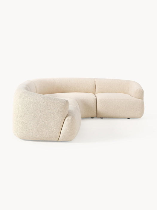 Sofia Modular Bouclé Corner Sofa (4-seater)