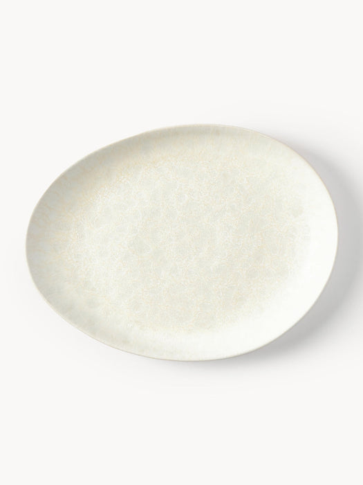 Macey Handmade Organic Shaped Tableware Set, 4 people, Set of 12