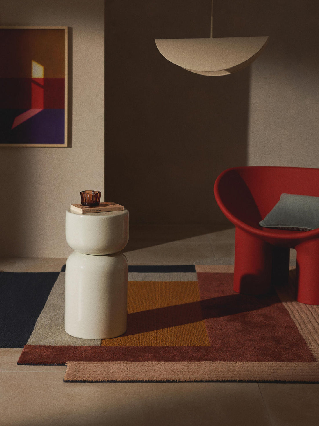 Amina Round Side Table