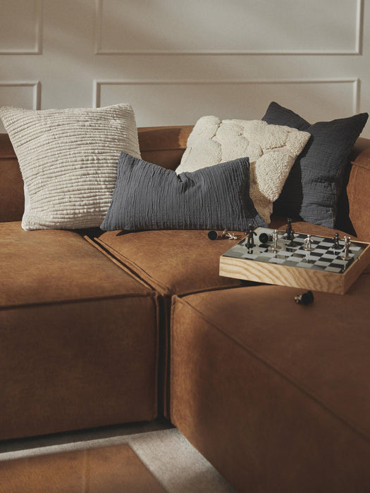 Bubble Cushion Cover with a High-Low Texture
