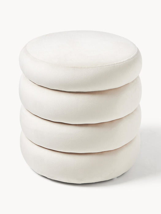 Alto Velvet Stool with Storage Space