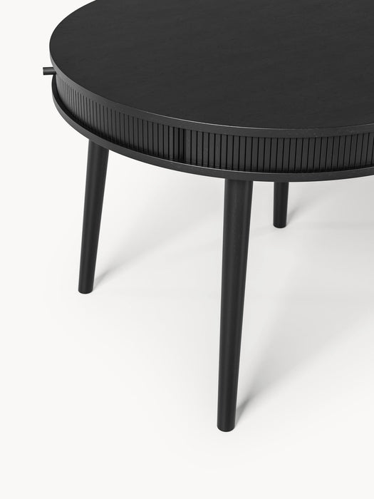 Calary Round Dining Table with Storage Space, in various sizes