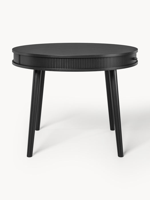 Calary Round Dining Table with Storage Space, in various sizes