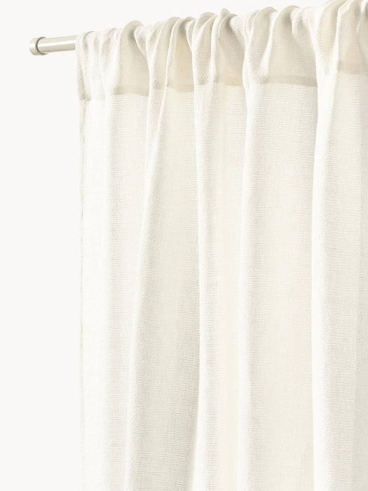 Harmony Light-Filtering Rod Pocket Curtains, Set of 2, W 140 cm