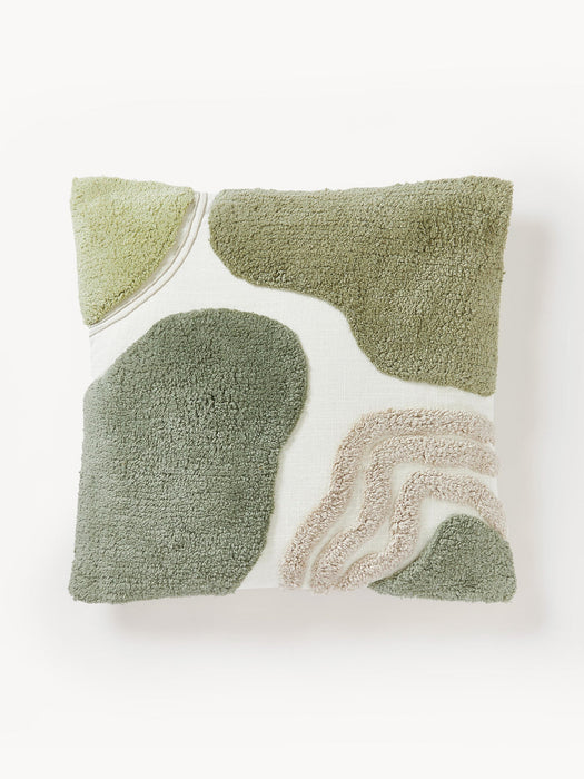 Coraline Hand-Tufted Cushion Cover with Decorations