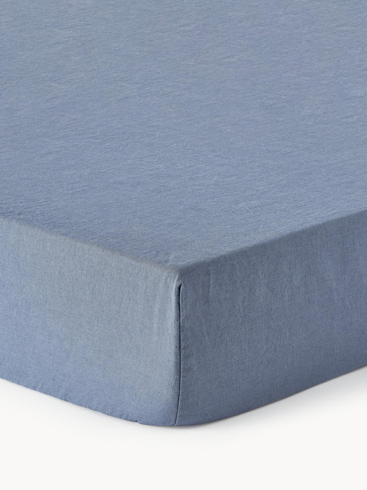 Topper Fitted Sheet Airy Washed Linen