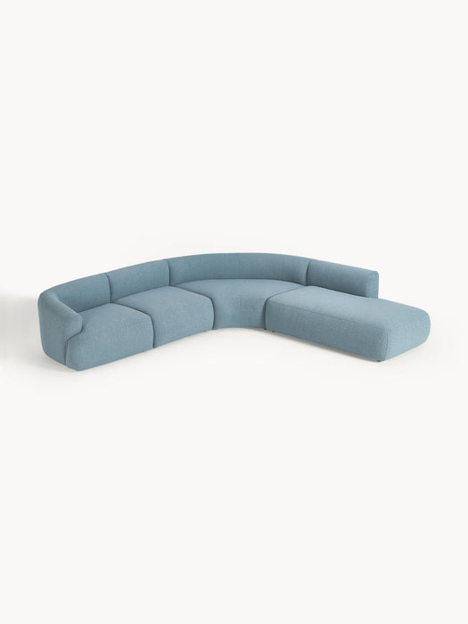 Sofia Modular Bouclé Corner Sofa (4-seater)