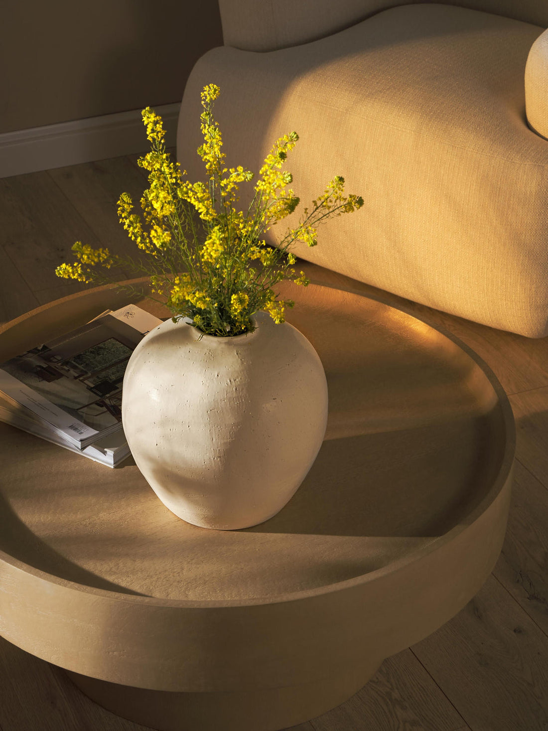 Bruno Stoneware Vase, H 26 cm