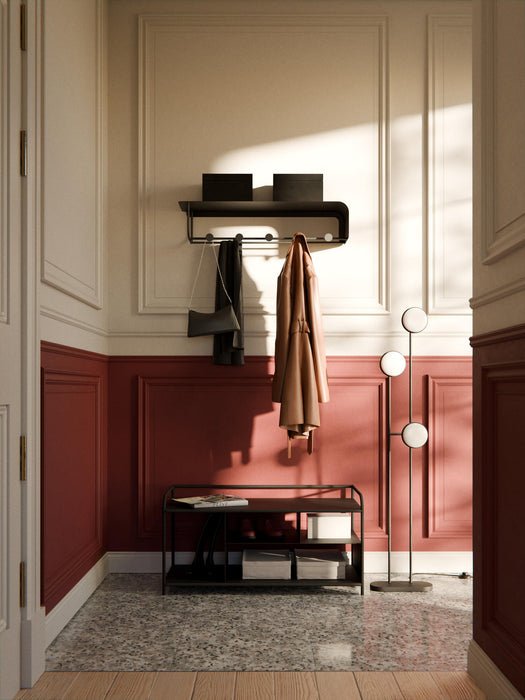 Nash Metal Wall-Mounted Coat Rack