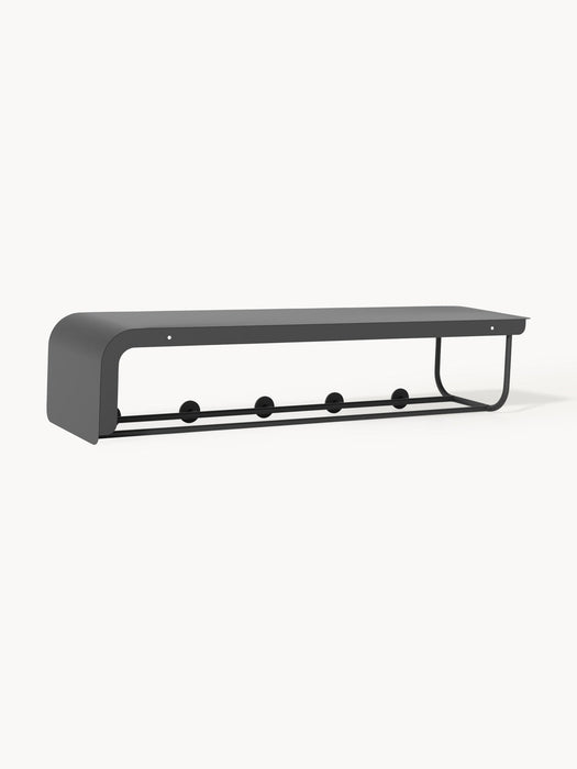 Nash Metal Wall-Mounted Coat Rack