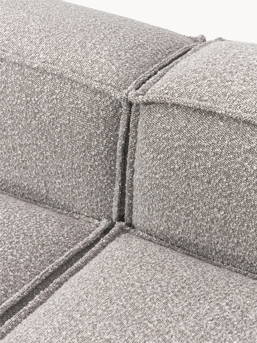 Boucl Modular Sofa Lennon 4-seater with Ottoman leftright