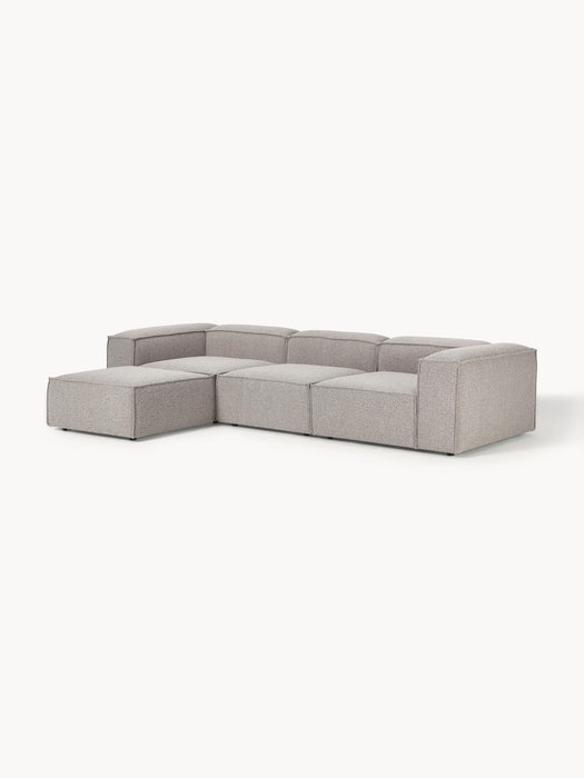 Boucl Modular Sofa Lennon 4-seater with Ottoman leftright