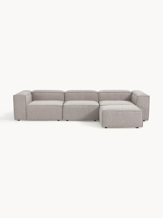 Boucl Modular Sofa Lennon 4-seater with Ottoman leftright