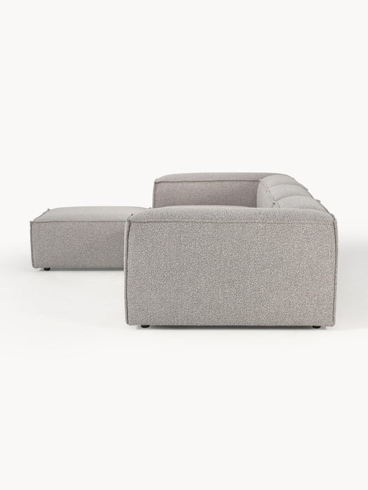 Boucl Modular Sofa Lennon 4-seater with Ottoman leftright