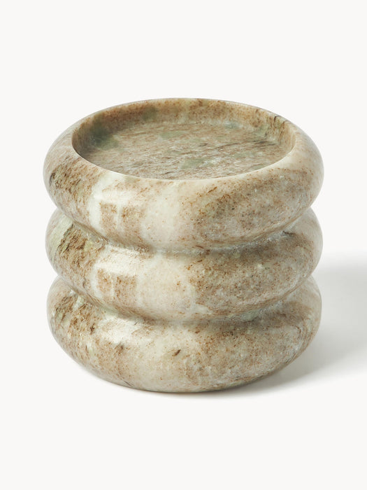 Orta Marble Candle Holders, Set of 2