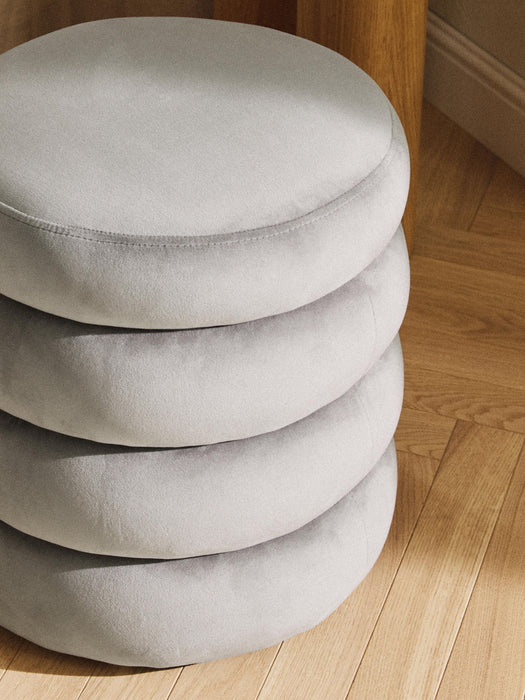 Velvet Stool Alto with Storage Space