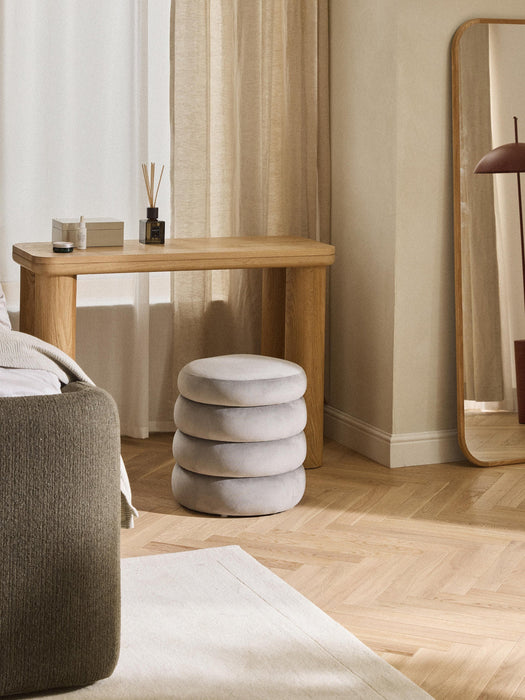 Alto Velvet Stool with Storage Space