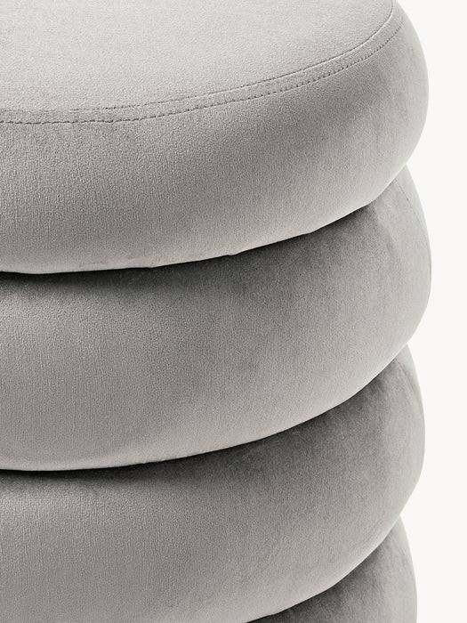 Alto Velvet Stool with Storage Space