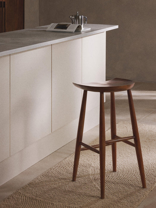 Nino Mango Wood Bar Stool