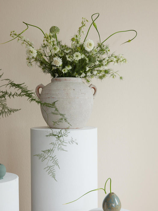 Leana Vase with Sand Finish, H 31 cm