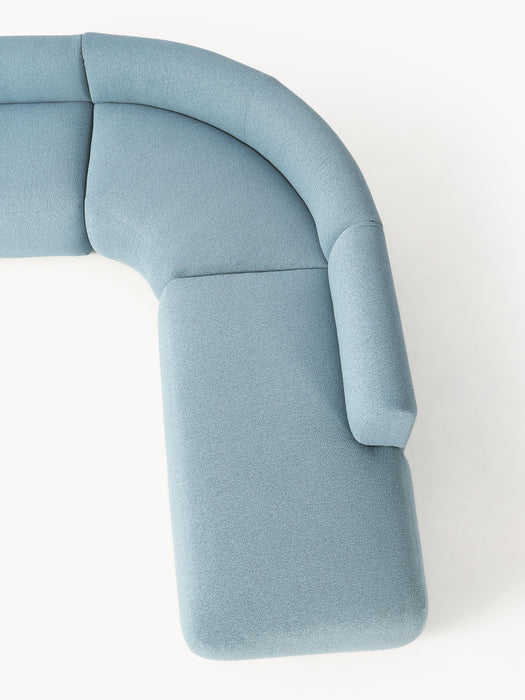 XL Modular Boucl Corner Sofa Sofia