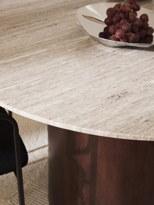 Round Marble Dining Table Abby 120 cm